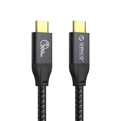 [CLEARANCE] ORICO CM32 (0.5m / 1m / 3m / 5m) USB Type C 3.2 Gen2x2 Fast Charging Data Cable with 20Gbps High-Speed Transmission Rate, PD 100W QC4 4K 60Hz Video, Aluminum Alloy for Smartphones, MacBook, Tablet, PC