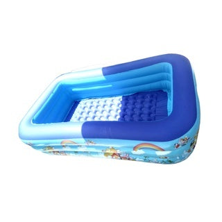 [CLEARANCE] Ucassa 3-Layer Inflatable Kiddie Swimming Pool with Max 2ft Depth with Cute Animal Design Summer Outdoor for Kids