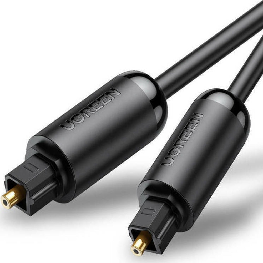 UGREEN Male to Male Fiber Optical Toslink Connector Audio Cable for TV, CD/DVD/Blu-Ray Player, Game Console to Speaker, Soundbar, Amplifier, etc. (1 Meter  / 1.5 Meter / 2 Meters / 3 Meters)