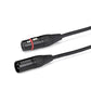 Samson TOURtek TM 6 Meters 3 Pin XLR Male to Female Audio Cable with PVC Jacket, Nickel Plated Neutirk Connectors, and Copper Mesh Shielding | ESATM20