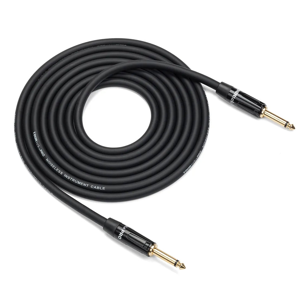 [CLEARANCE] Samson TOURtek PRO 3 / 6 / 8 Meters 6.35mm Instrument Audio Cable with PVC Jacket, Gold Plated Neutrik Connectors and Copper Mesh Shielding | ESATPI10 ESATPI20 ESATPI25