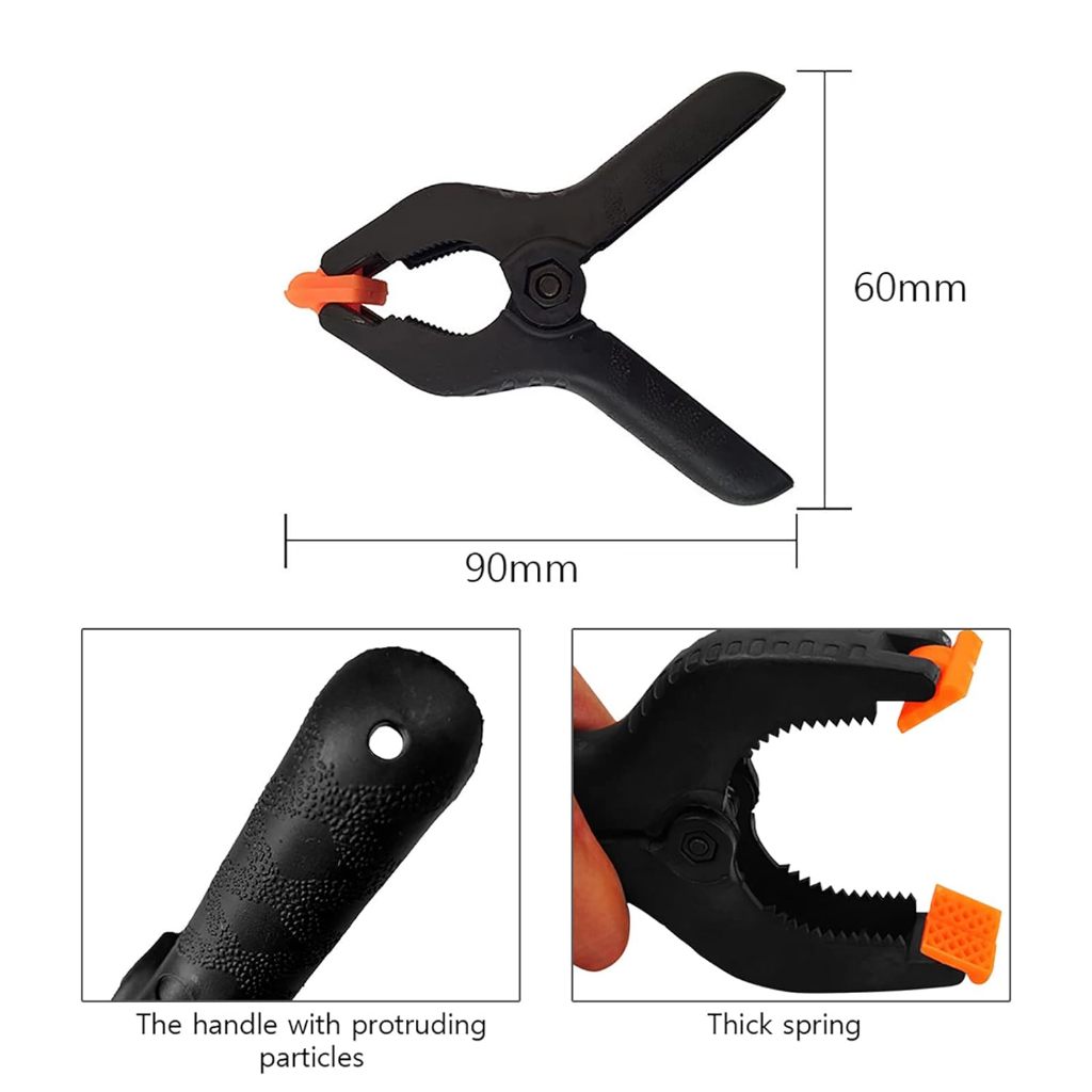 [CLEARANCE] Pxel AA-CH2 4.5 Studio Canvas Muslin Paper Backdrop Spring Clamps
