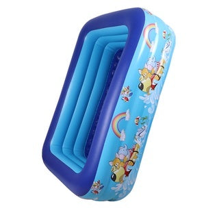 [CLEARANCE] Ucassa 3-Layer Inflatable Kiddie Swimming Pool with Max 2ft Depth with Cute Animal Design Summer Outdoor for Kids