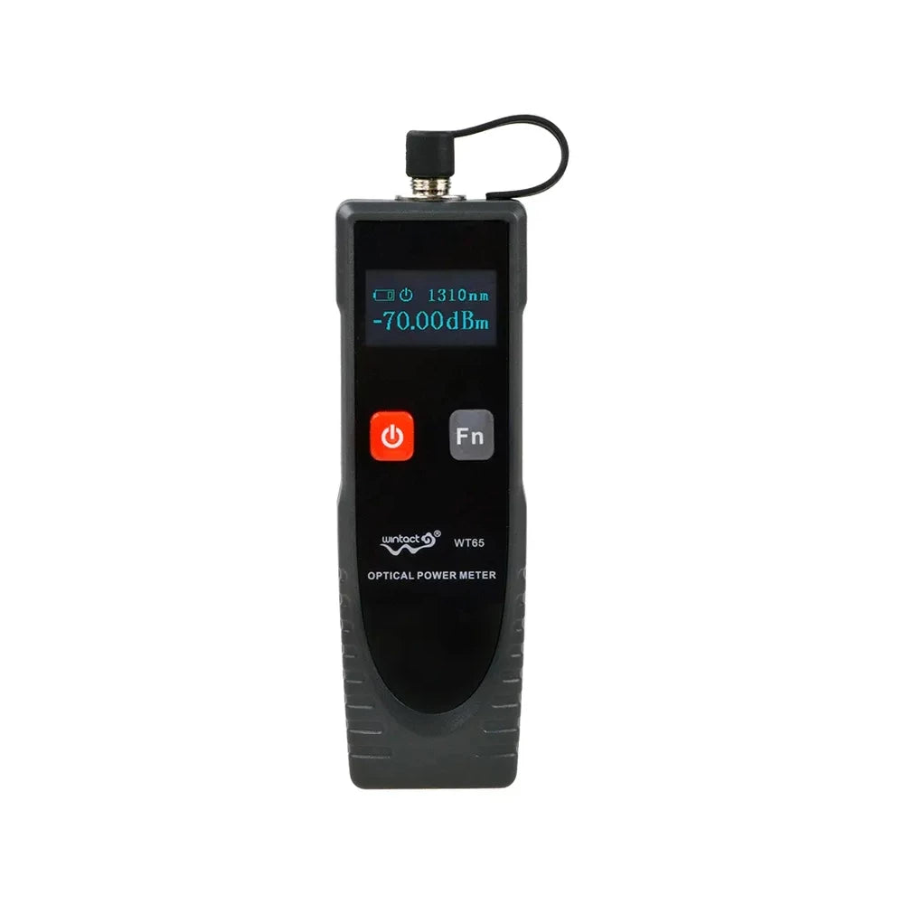 Wintact by Benetech WT65 Fiber Optic Meter for Network Data Optical Fiber Cable Testing (Blue, Gray)