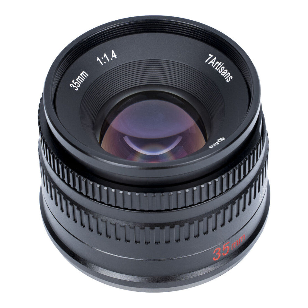 7Artisans 35mm F/1.4 MF Manual Focus APS-C Format Fujifilm X Mount Compact Portrait Prime Lens