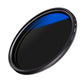 K&F Concept HMC ND2-400 Variable Fader (1-9 Stops) Multi-Coated Optical Glass Slim Frame Neutral Density Variable ND Filter with Blue Coating for Camera Lenses | VND Fader | DSLR & Mirrorless Camera | NANO-C Series Lens Filter