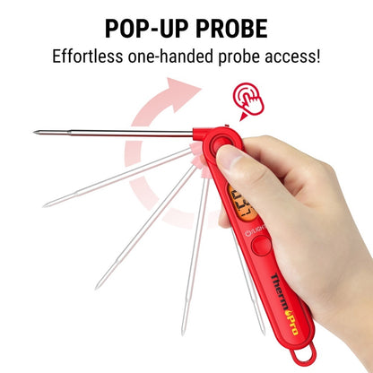ThermoPro TP03B Instant Read Meat Thermometer Digital Cooking Food with Long Probe for Grill Kitchen BBQ Smoker