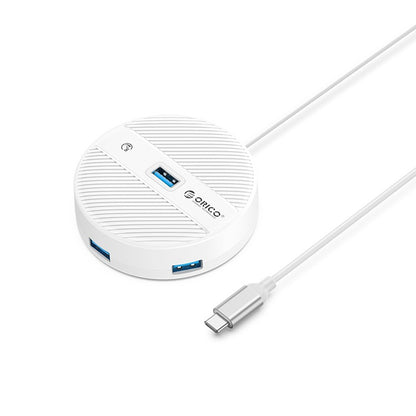 [CLEARANCE] ORICO 4-IN-1 USB HUB 5GBPS (0.3M,1M,1.8M) Type-C Cable with 1x USB 3.0 & 3x USB 2.0 Ports | Windows, Linux & macOS Support | for PCs, Computer Desktops & Laptops | USB Hubs & Docking Stations | YS1-C2