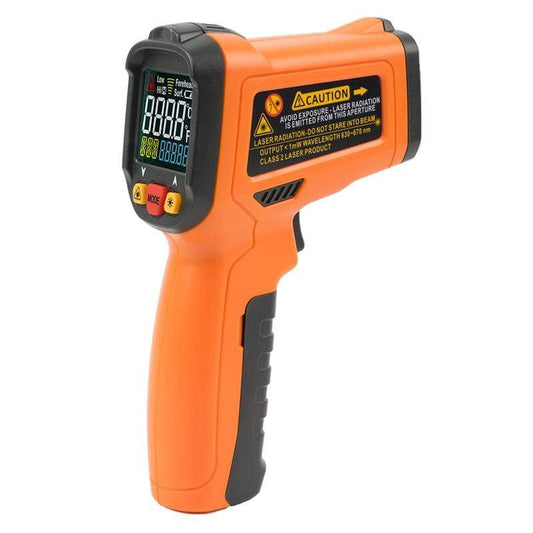 PeakMeter PM6530B Laser LCD Digital IR Infrared Thermometer Temperature Meter Gun Point -50~550 Degree Non-Contact Thermometer