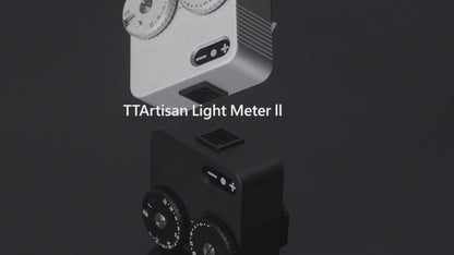TTArtisan Light Meter II Alog Illuminometer APS-C Frame, F/2.0 Large Aperture with Dual Tuning Dial and Light Indicator, 23 Stop Shutter Speeds for E / X / Z / M43 / RF Mount Mirrorless Cameras and Photography | Black, Silver