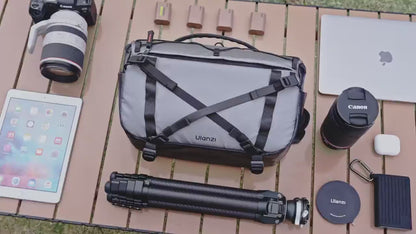 Ulanzi SU02 (13L) Hoshino Crossbody Gag B163 with Front zipper and Side Pockets For Travel Photography