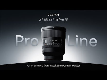 Viltrox AF 85mm F1.4 Pro Full-Frame Lens for Sony E-Mount with Ultra Large Aperture, Hyper VCM Autofocus, Portrait Tuned, Customizable Fn Buttons, AF to MF Switch, Dust and Moisture Resistance