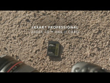 Lexar Professional 128GB 64GB 2000x SDHC / SDXC UHS-II Memory Card GOLD Series U3, V90, 8K Video Full HD and 3D with up to 300MB/s Read / 260MB/s Write, Class 10 for Cameras and Other Devices