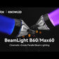 Godox BeamLight Max60 Reflector for KNOWLED MG2400BI MG1200BI MG1200R Monolight Series with G-Mount Accessory, 5° Narrow Beam Angle, LiteFlow System Compatible for Photography, Studio Lighting and Equipment