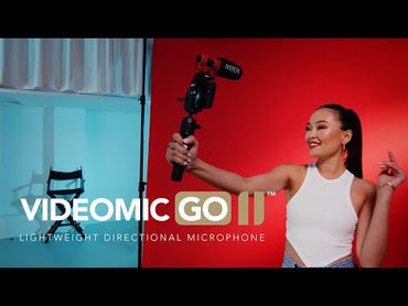 RODE VideoMic GO II Supercardioid Condenser Shotgun Microphone Plug & Play USB Type-C / 3.5mm Outputs for Cameras and Mobile Devices