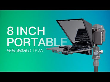 FEELWORLD TP2A Smartphone & Tablet Teleprompter with Support Up to 8-Inch Display Size (Diagol Measurement) for Mobile Phone & Digital Camera Shooting