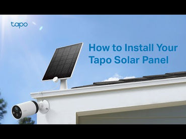 TP-Link Tapo A200 Solar Panel for Tapo C420, C420 & C400 Battery-Powered Security Cameras with 4.5W Charging Power & IP65 Waterproof Dustproof | CCTV & Surveillance Camera System | TP Link TPLink
