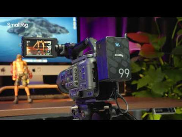 SmallRig VB99 Series Mini V Mount Battery (99Wh) with Safe & Fast Bi-Directional Charging & Multiple Interfaces for Cameras, Camcorders, Drones, Gimbals, Phones, Tablets, Laptops, Video Lights & Field Monitors | 3580 4929 4930 4292 4608