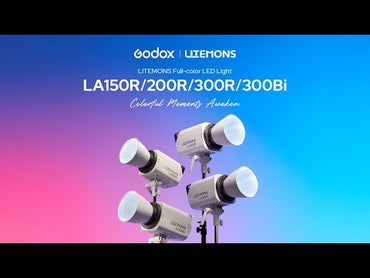 Godox Litemons LA150R K3 RGB 165W LED Video Light Bowens S Mount with 14 Special Lighting Effects, 1800-10000K CCT Range, Bluetooth, Onboard & App Control for Photography, Video Content Creation, Studio Lighting and Equipment