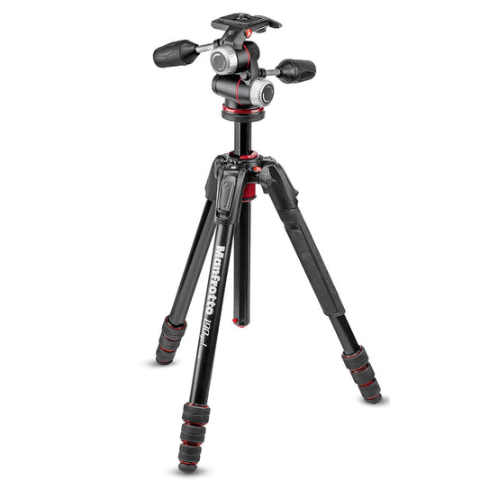 Manfrotto MK190goa4 MS Aluminum Tripod Kit 4-Section with XPRO 3-way Head
