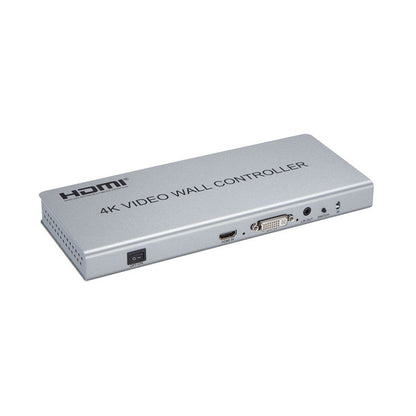 ArgoX 1080p 2x2 Video Wall Controller Multi Screen Splicer Processor with HDMI/DVI Input, 4 HDMI Output, 3.5mm Audio Output, Input Support HDMI1.4, HDCP1.4, and Support RS232 Control | HDVW2X2-N