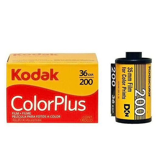 Kodak Colorplus 200 35mm Color Film Roll | 36 Exposures Shot for Photography | Expiry June 2026