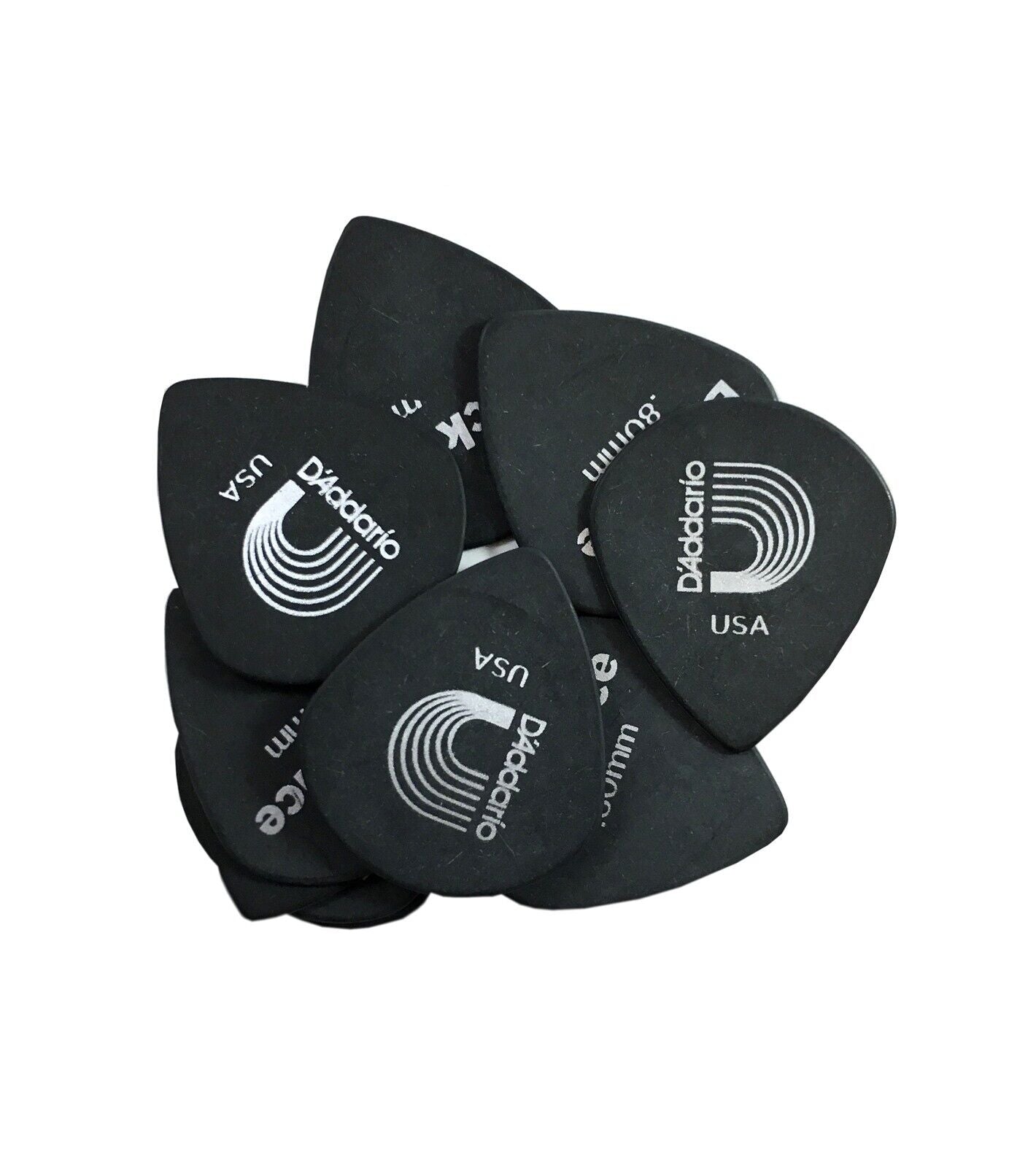  D'Addario Duralin Guitar Picks, Medium/Heavy, 10 pack, Wide  Shape : Everything Else