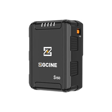 ZGCINE ZG-S150 133Wh / ZG-S95 95Wh V-Mount Battery with Dual USB-C PD Ports 100W Fast Charging, 2 D-Tap and Barrel DC Outputs, 5-Level LED Indicator, Compact Power Hub for Mobile Phones, Cameras, LED Lights, Monitors and Video Production