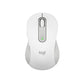 Logitech Signature M650 / M650L Wireless Optical Mouse For Business with Precision Scrolling Smart Wheel, Silent Touch Reduced Clicky Keys, Programmable Side Buttons, and Logi Bolt and Bluetooth Connectivity - Graphite, Off White