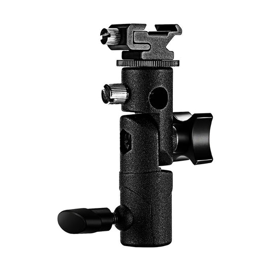 Pxel AA-LS4 Flash Bracket Umbrella Holder Swivel Light Stand Adapter Cold Shoe Speedlight