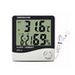 Eagletech HTC-2 Digital LCD Temperature Humidity Meter Clock Hygrometer Thermometer Indoor and Outdoor
