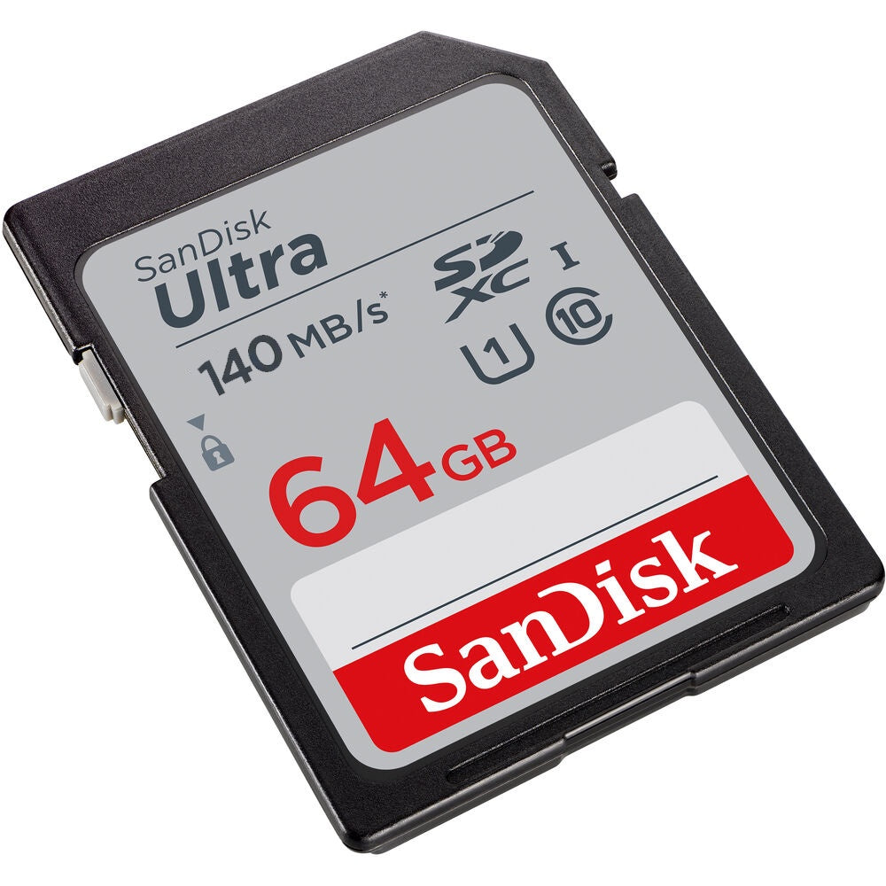 SanDisk Ultra 64GB SD Card SDXC UHS-I Class 10 with 140mb/s Read Speed | Model - SDSDUNB-064G-GN6IN