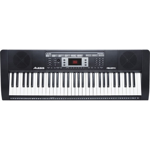 [CLEARANCE] Alesis Melody 61 MKII 61-Keys Digital Keyboard with Built-In Speakers and 300 Tones (Bench and Stand Included) | Mark II