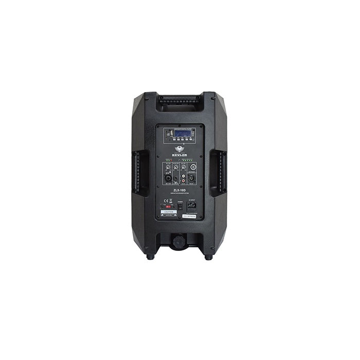 KEVLER ZLX-10D 10 350W 2-Way Full Range Active Loud Speaker (PAIR) with LCD Display and Class D Amplifier, Built-In USB Port and Bluetooth Function, Mic Line / Guitar, RCA and XLR Line I/O and DSP Preset Modes