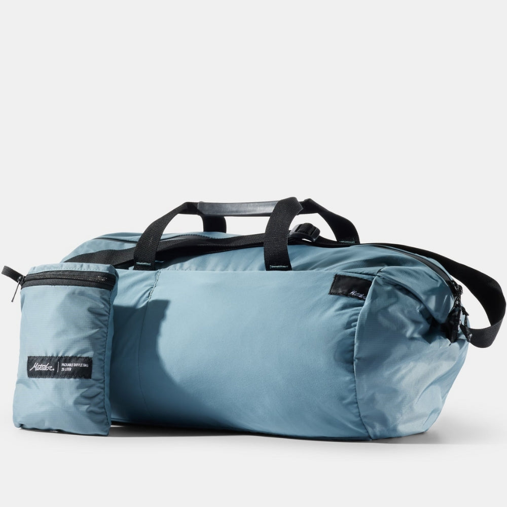 Matador Refraction 25L Packable Duffle Bag - Black/Slate Blue