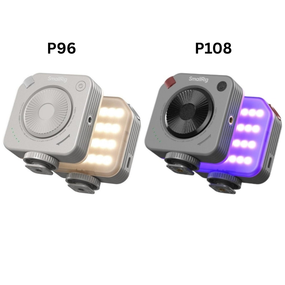 SmallRig P96 / P108 Neo mini LED Video Light Bi-Color / RGBWW with 2700K-6500K CCT