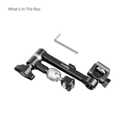 SmallRig 1/4"-20 Universal Magic Arm Support with Rubber Pads, 360° Rotation / 160° Tilt, Cable Organizer for Monopod Tripod and Camera Cage Accessories | 5141
