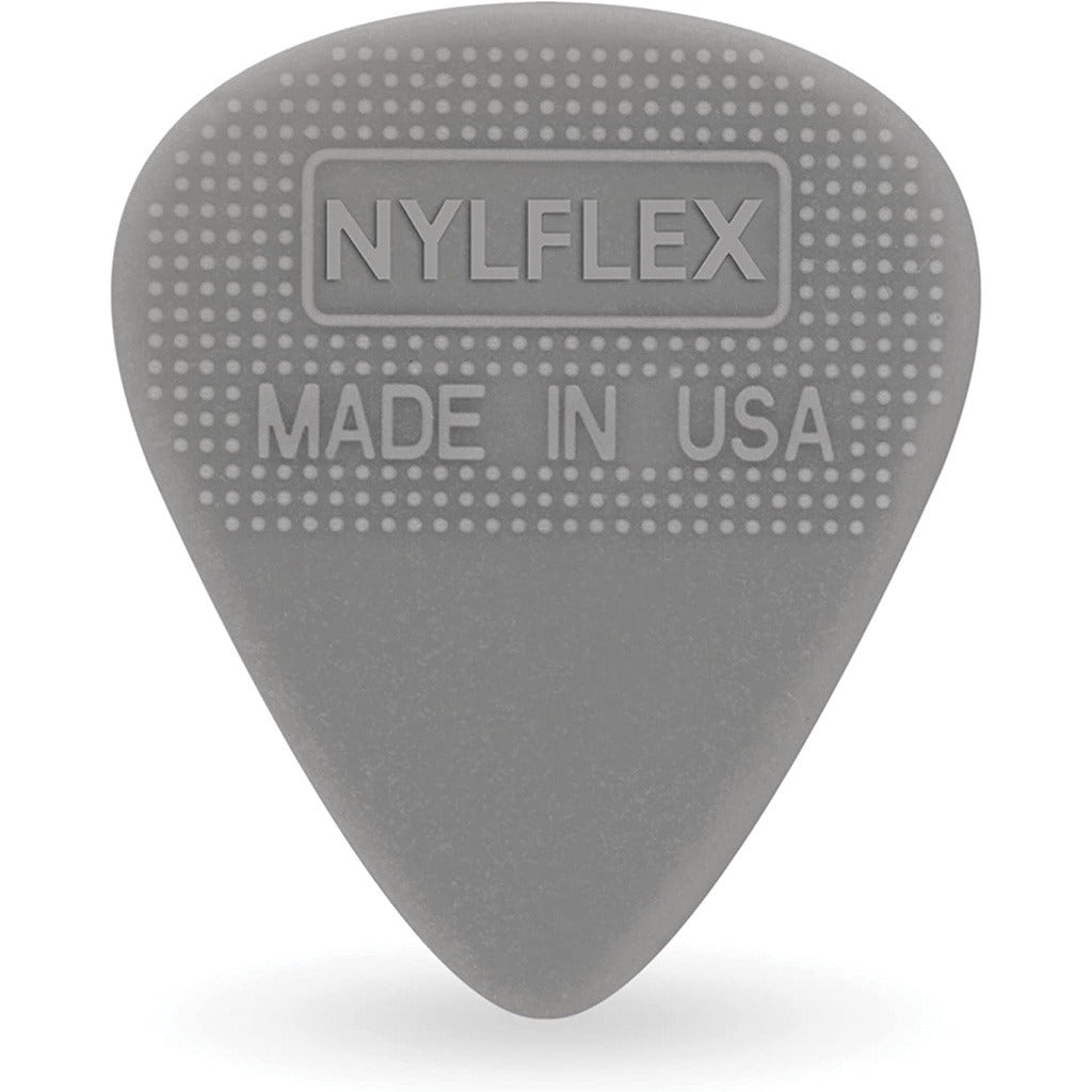 D'Addario Nylflex Nylon Guitar Picks with Double-Sided Grip Pattern (Pack of 10)