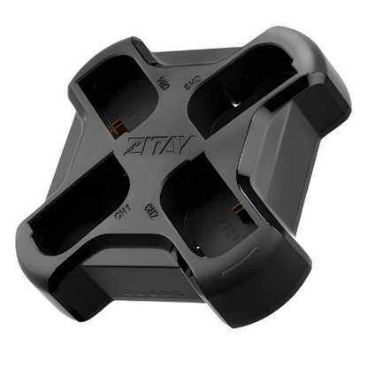 ZITAY LP-E6NH Fast 4-Channel Battery Charger for Canon LP-E6NH/LP-E6N/LP-E6 Batteries with LED