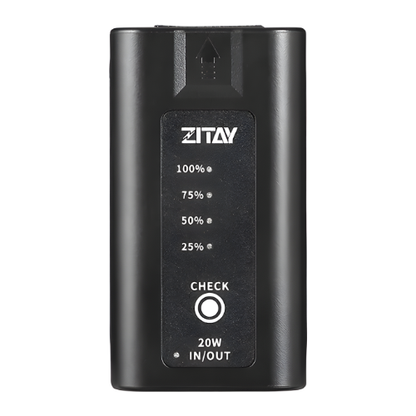 ZITAY NP-F750 46Wh/6400mAh USB-C Li-ion Battery for Sony L-Series