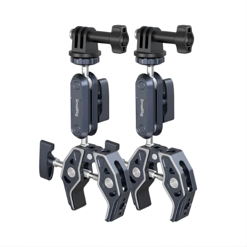 SmallRig Crab-Shaped Clamp with Ballhead Magic Arm with 3.5Kg Load Capacity, Anti-Twist Design and 360 Degree Adjustable Knob for Cameras, Monitors & LED Lights 3757B