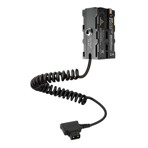 ZITAY D-Tap to Dual-Sided NP-F550 Dummy Battery Adapter for Sony NP-F/L-Series Batteries