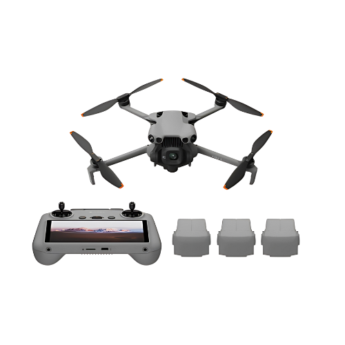 DJI Mini 5 Pro Fly More Combo Plus (RC 2) Drone 4K HDR Camera 3-Axis Gimbal, 34-Min Max Flight Time, Lightweight Foldable Design, Intelligent Obstacle Avoidance, GPS Return Home, ActiveTrack, QuickShots for Professional Aerial Photography & Videography