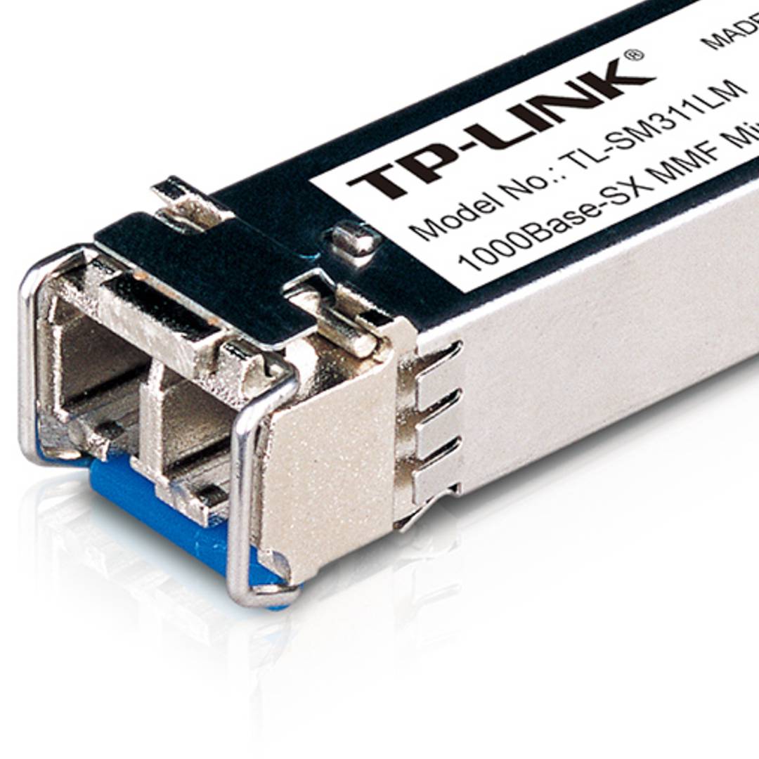 TP-Link TL-SM311LM Multi-Mode Fiber MiniGBIC Module Up to 275m / 550m Distance, LC/UPC-Type Mini-GBIC Port, Up to 1.25 Gb/s Throughput, 802.3z Fiber Channel, Work with MC200CM for Managed/Smart Switches