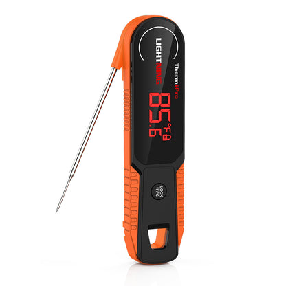 ThermoPro Lightning TP622 One-Second Instant Read Meat Thermometer with Ambidextrous Display, IP65 Waterproof Rating and Magnetic Back Plate for Home Cooking