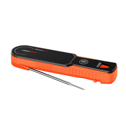 ThermoPro Lightning TP622 One-Second Instant Read Meat Thermometer with Ambidextrous Display, IP65 Waterproof Rating and Magnetic Back Plate for Home Cooking