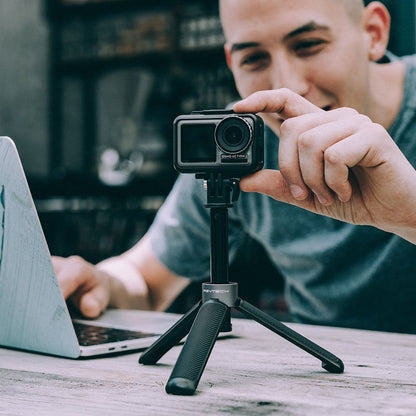 PGYTECH Action Camera Selfie Stick Tripod with Extendable Pole for Insta360, DJI, GoPro, and Smartphone Holders | P-GM-117