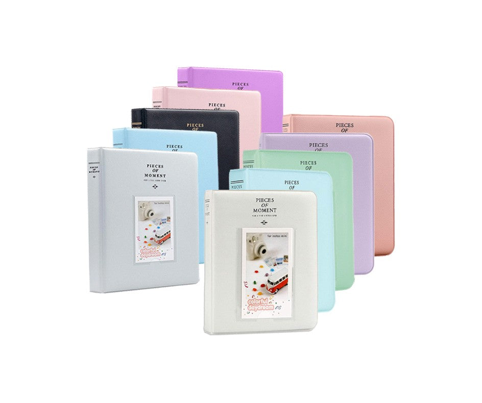 Pikxi AM64 3" Cute Photo Album with 64 Pockets Photos for Fujifilm Instax Mini Instant Camera (Available in Different Colors)
