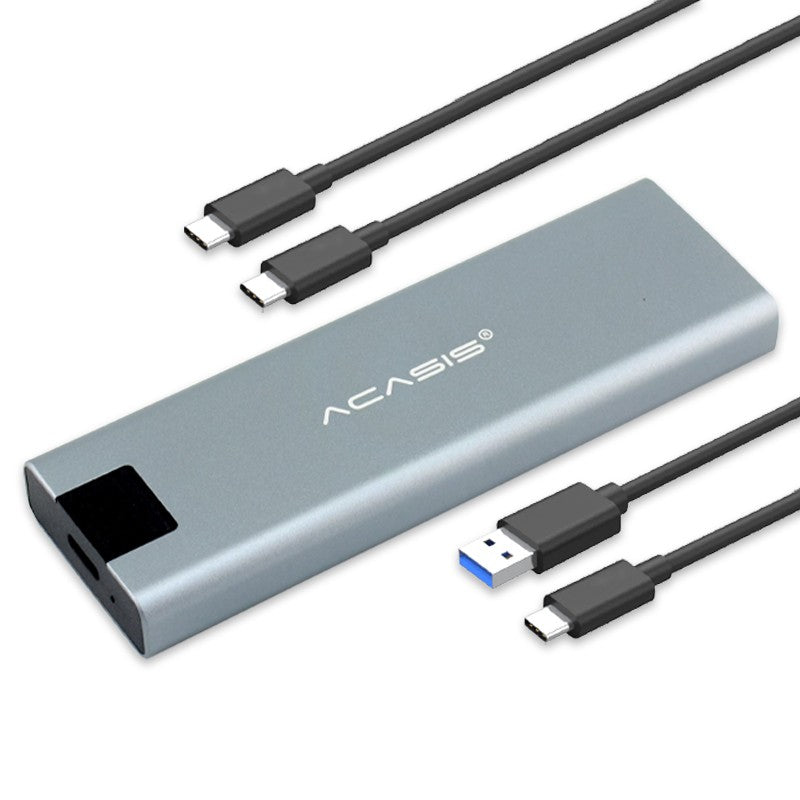 ACASIS M08-GF SATA M.2 NVMe Solid State Drive Enclosure with 5Gbps USB 3.1 Type C Interface, and Support for Up to 2TB SSD Capacity for Windows, macOS, Linux