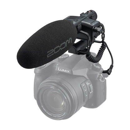 Zoom M3 MicTrak Shotgun Microphone and Audio Recorder with Stereo & Mono Mode, 32-bit Float Recording, 3.5mm AUX Camera & Headphone Output, Micro SD Card Slot, USB-C Port, Hot Shoe Mount for Vlogging, Video Content Creation, Film Making